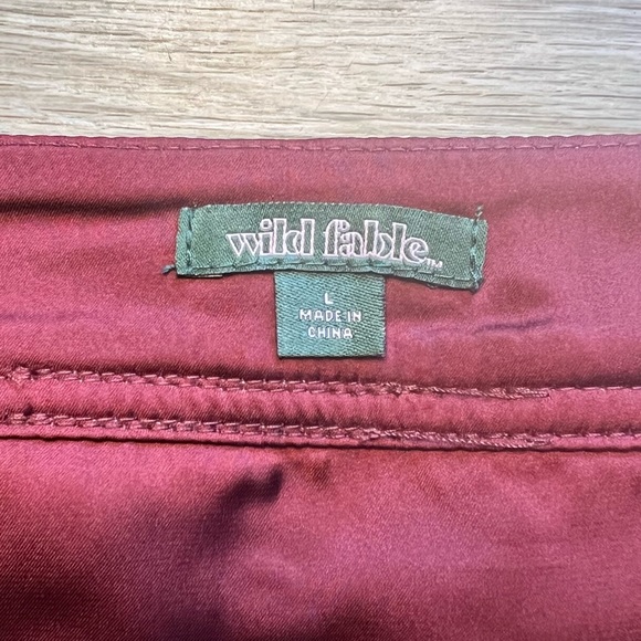 Wild Fable : faux leather zip mini skirt - Picture 7 of 10